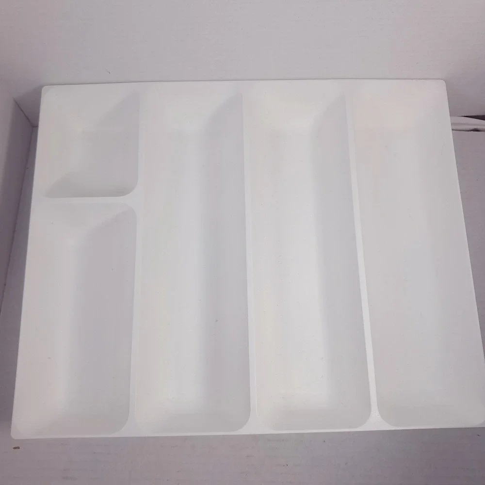 IKEA VARIERA Kitchen Utensil Flatware Tray‎ white Plastic Silverware organizer